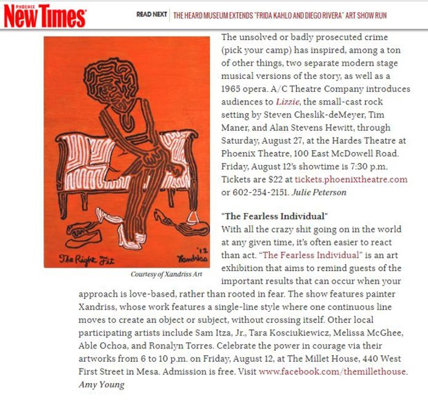 Amy Young New Times Night and Day listing for the Fearless Individual